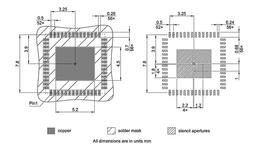 PG-VQFN-56-803_Footprint Drawing