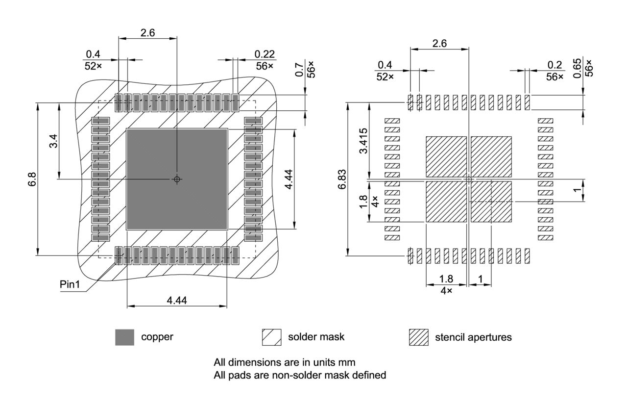 PG-VQFN-56-804_Footprint Drawing
