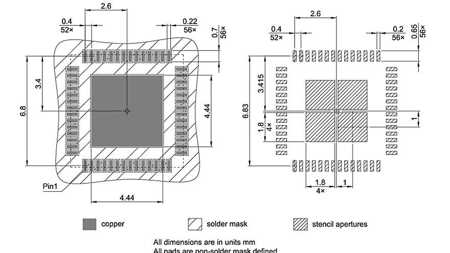 PG-VQFN-56-804_Footprint Drawing