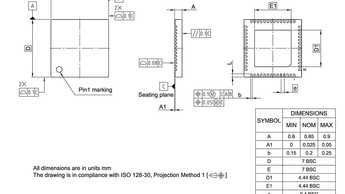 PG-VQFN-56-804_Package Outline