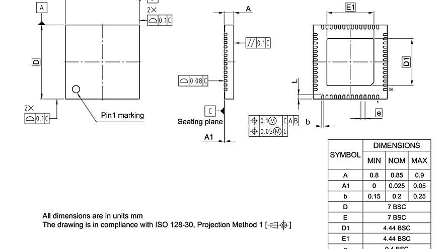PG-VQFN-56-804_Package Outline