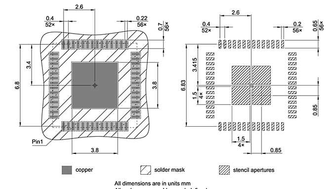 PG-VQFN-56-805_Footprint Drawing