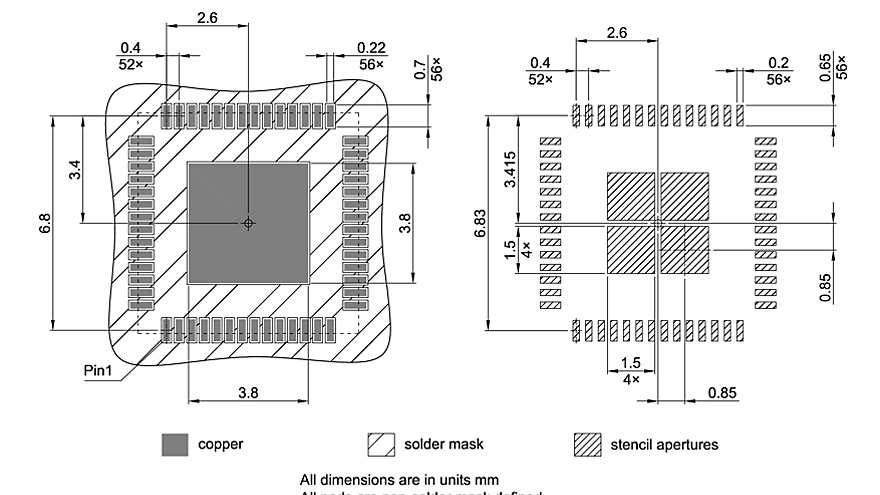 PG-VQFN-56-805_Footprint Drawing