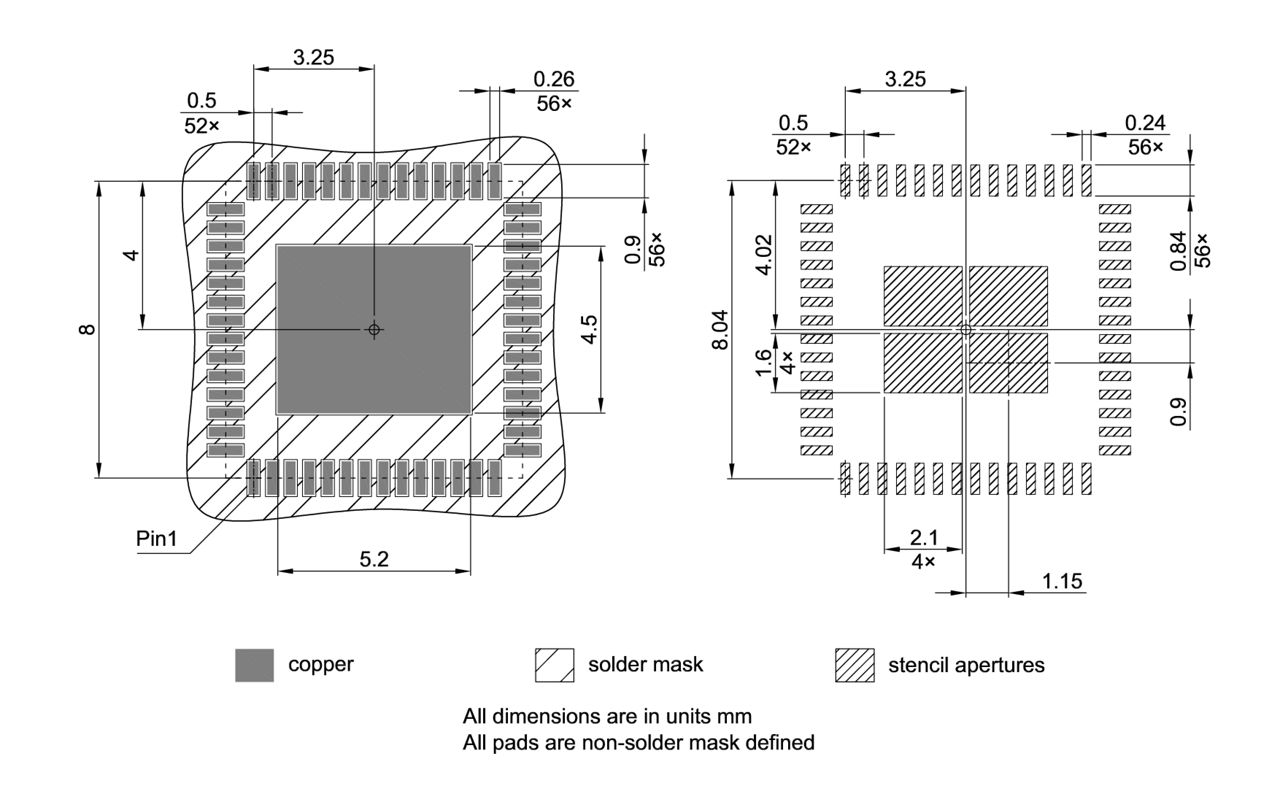 PG-VQFN-56-806_Footprint Drawing