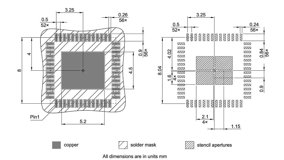 PG-VQFN-56-806_Footprint Drawing