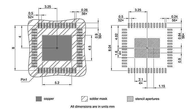 PG-VQFN-56-806_Footprint Drawing