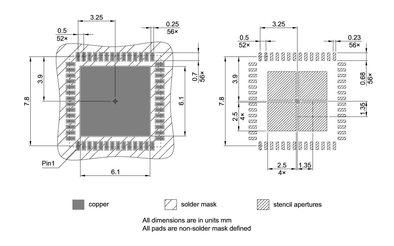 PG-VQFN-56-807_Footprint Drawing