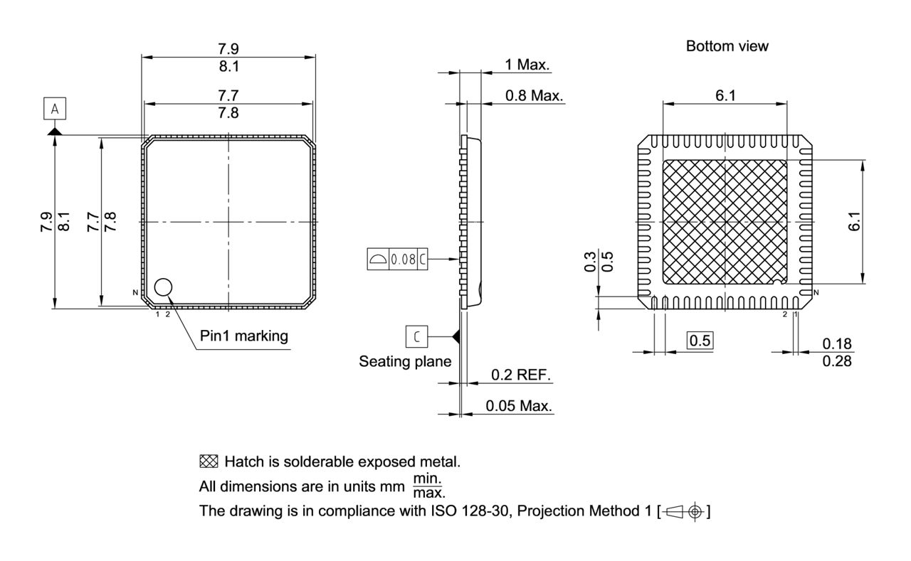 PG-VQFN-56-807_Package Outline
