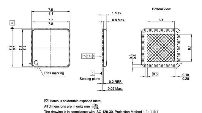 PG-VQFN-56-807_Package Outline