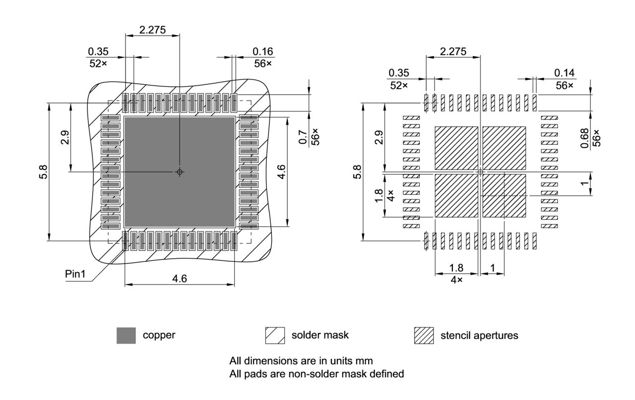 PG-VQFN-56-809_Footprint Drawing