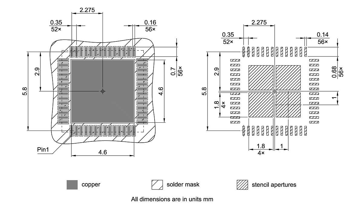 PG-VQFN-56-809_Footprint Drawing