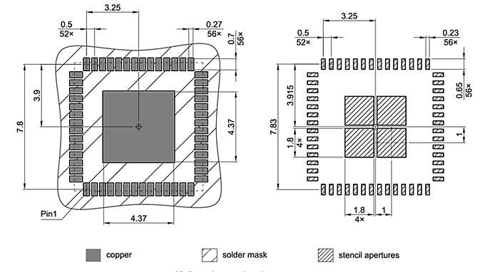 PG-VQFN-56-850_Footprint Drawing
