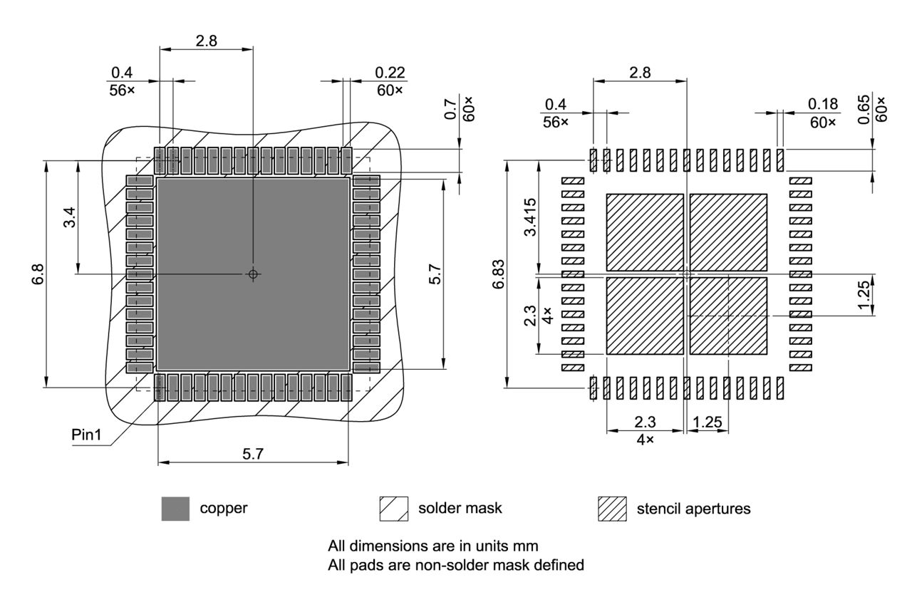 PG-VQFN-60-1_Footprint Drawing