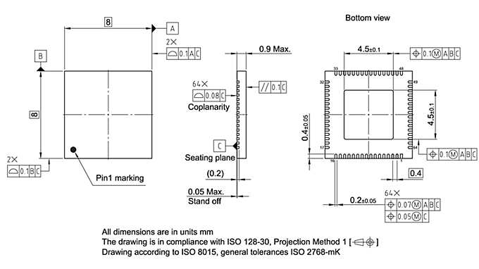 PG-VQFN-64-6_Package Outline