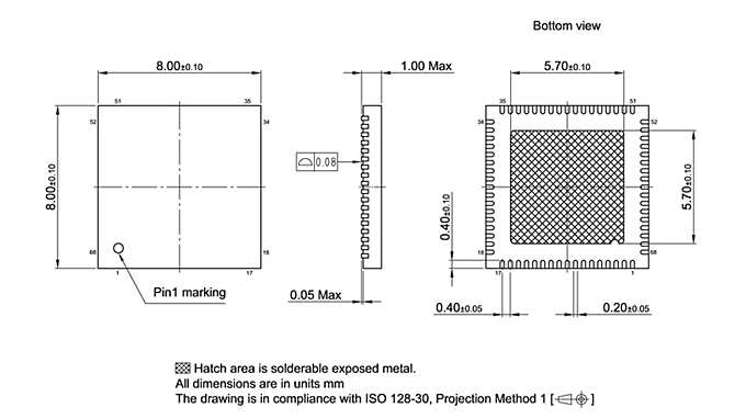 PG-VQFN-68-801_Package Outline