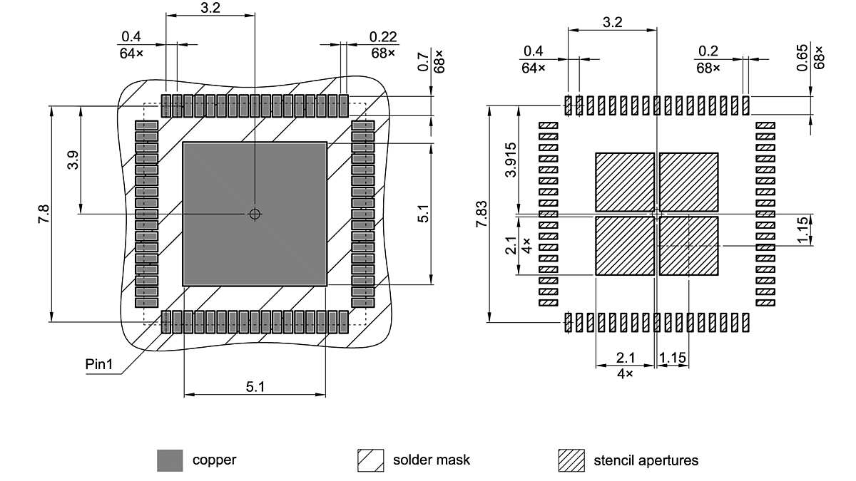 PG-VQFN-68-802_Footprint Drawing