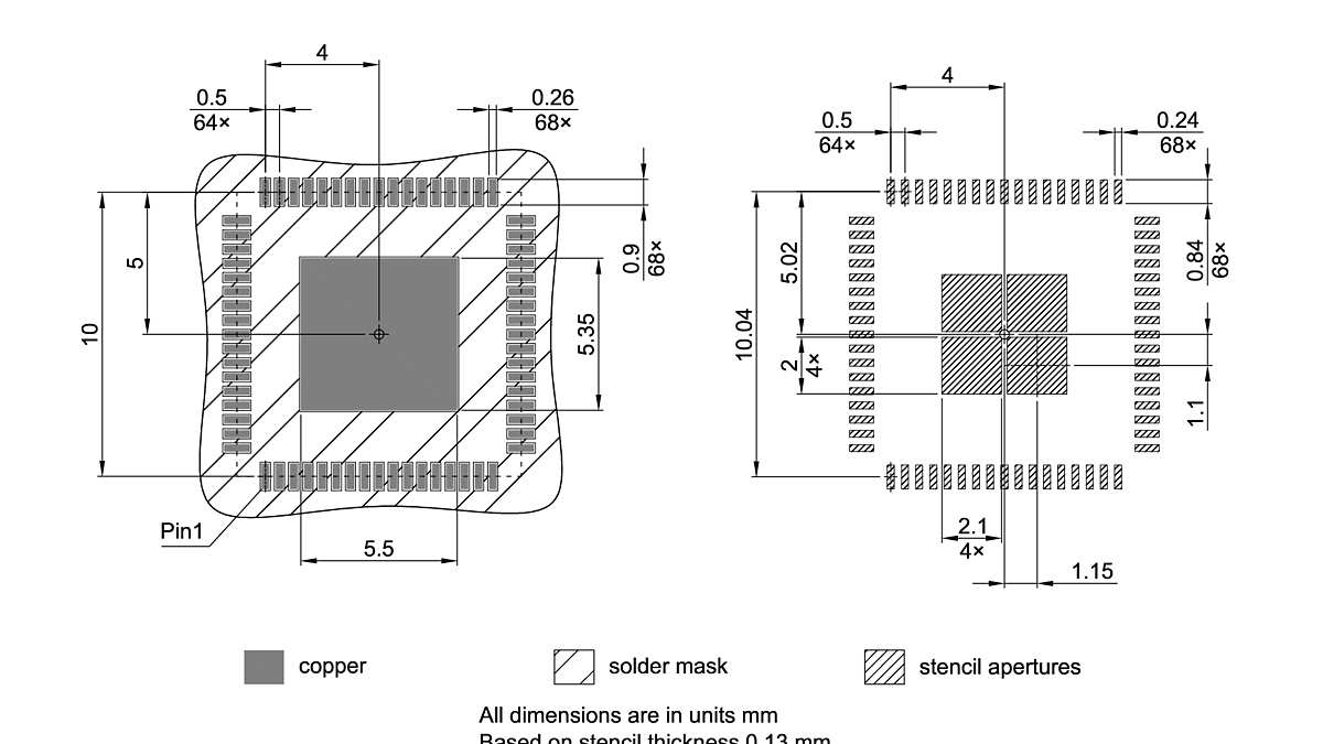 PG-VQFN-68-804_Footprint Drawing