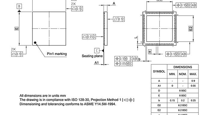 PG-VQFN-68-805_Package Outline