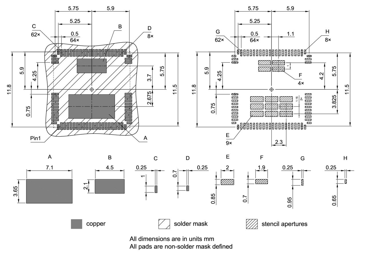 PG-VQFN-70-2_Footprint Drawing