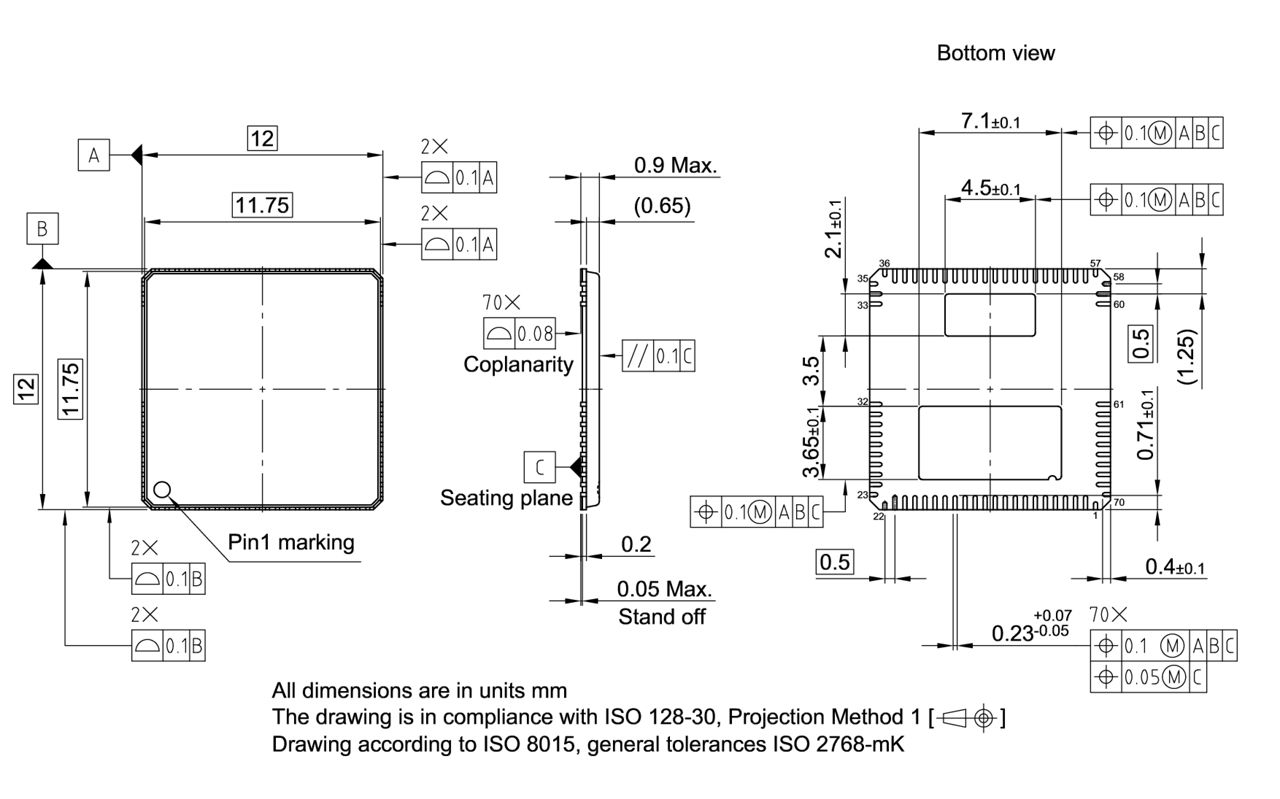 PG-VQFN-70-2_Package Outline