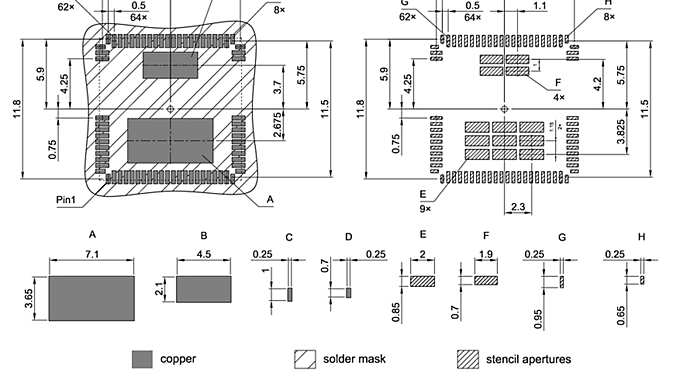PG-VQFN-70-5_Footprint Drawing