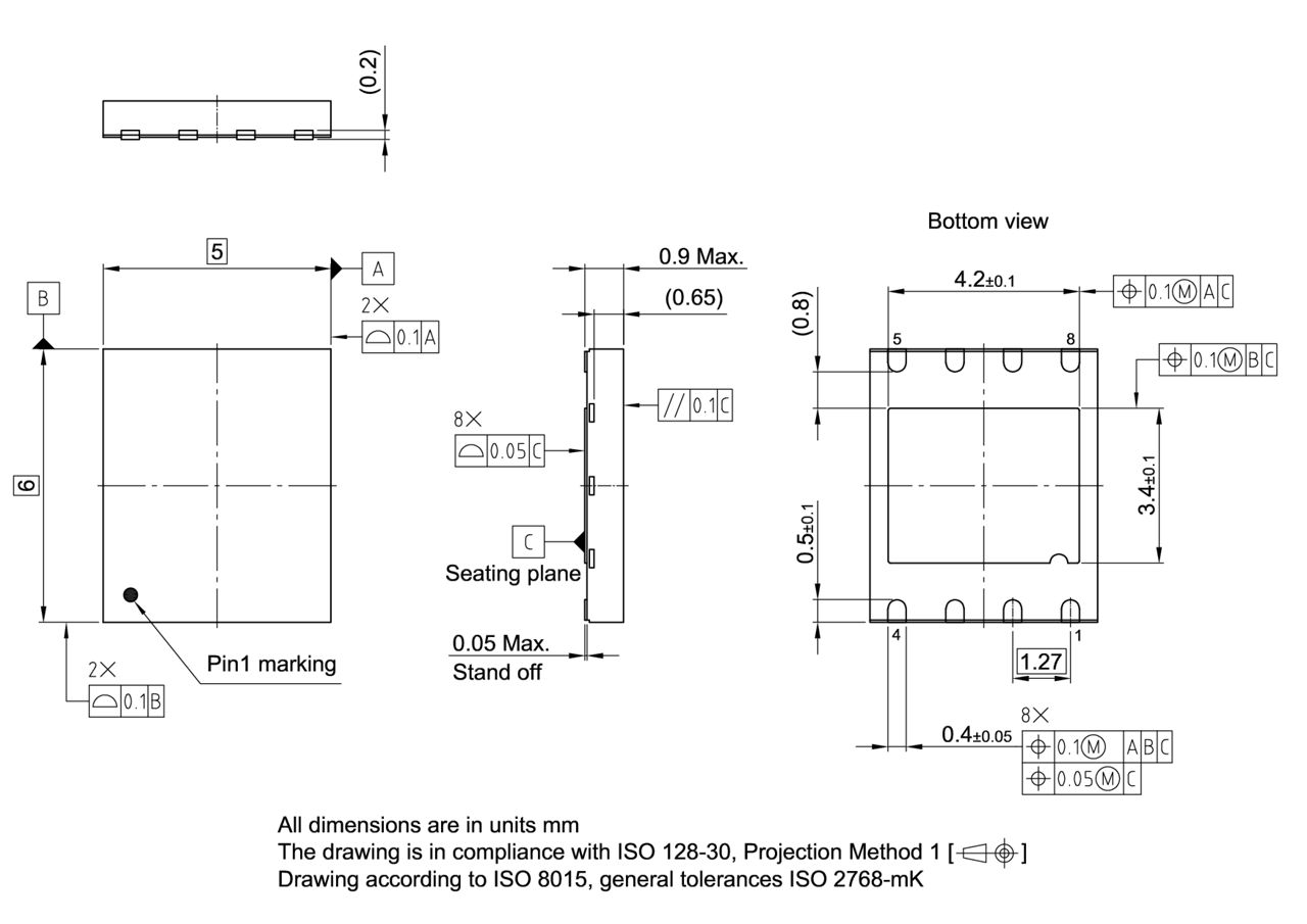 PG-VQFN-8-7_Package Outline