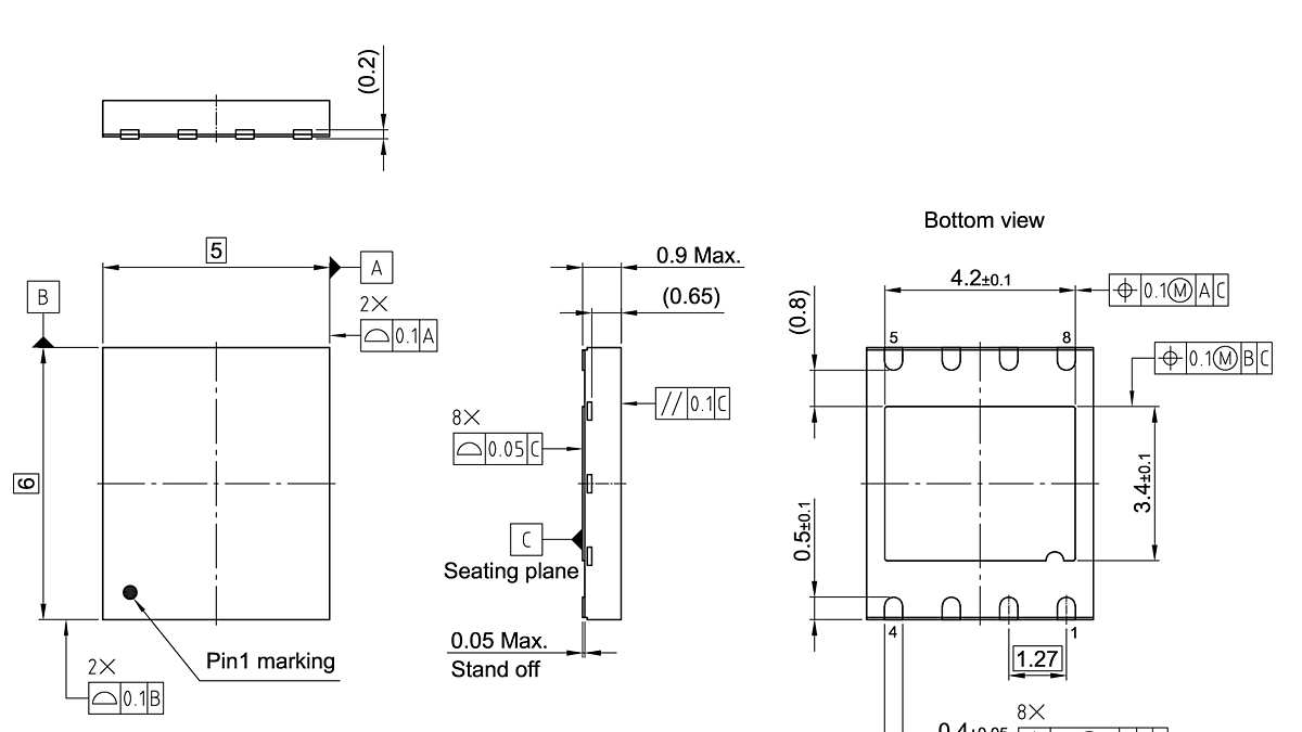 PG-VQFN-8-7_Package Outline