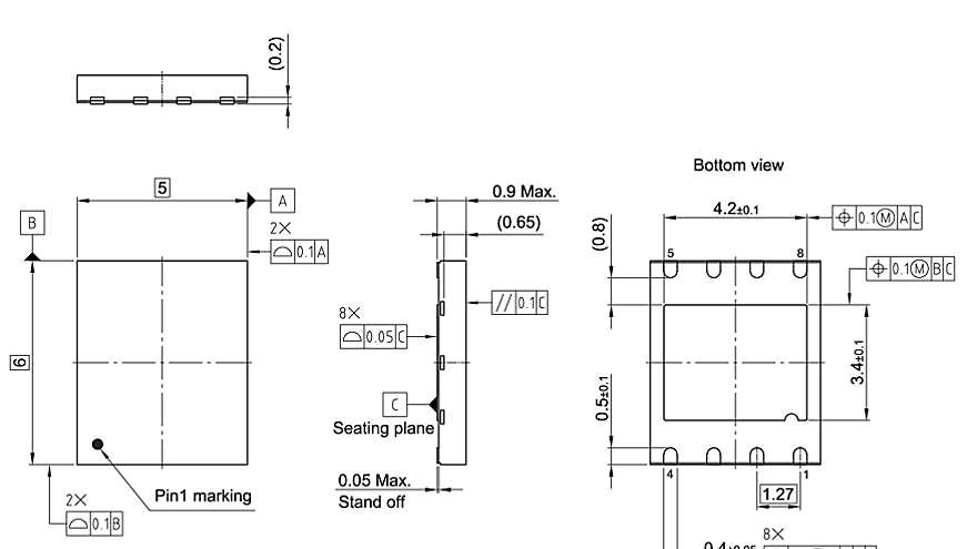 PG-VQFN-8-7_Package Outline