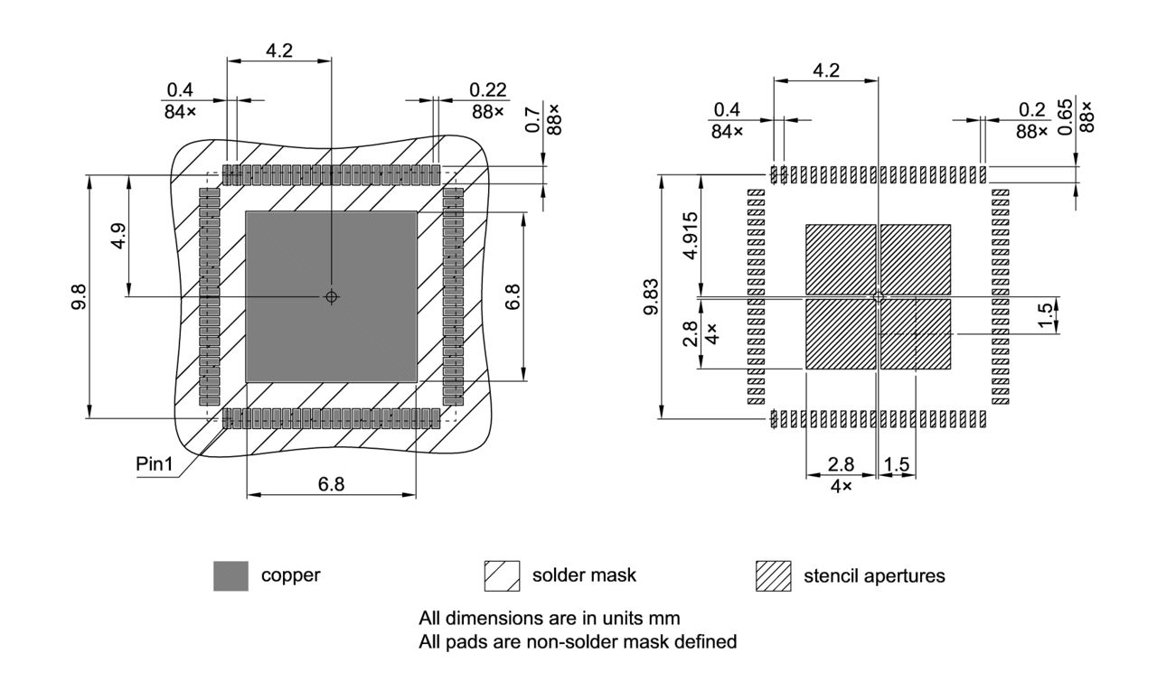 PG-VQFN-88-801_Footprint Drawing