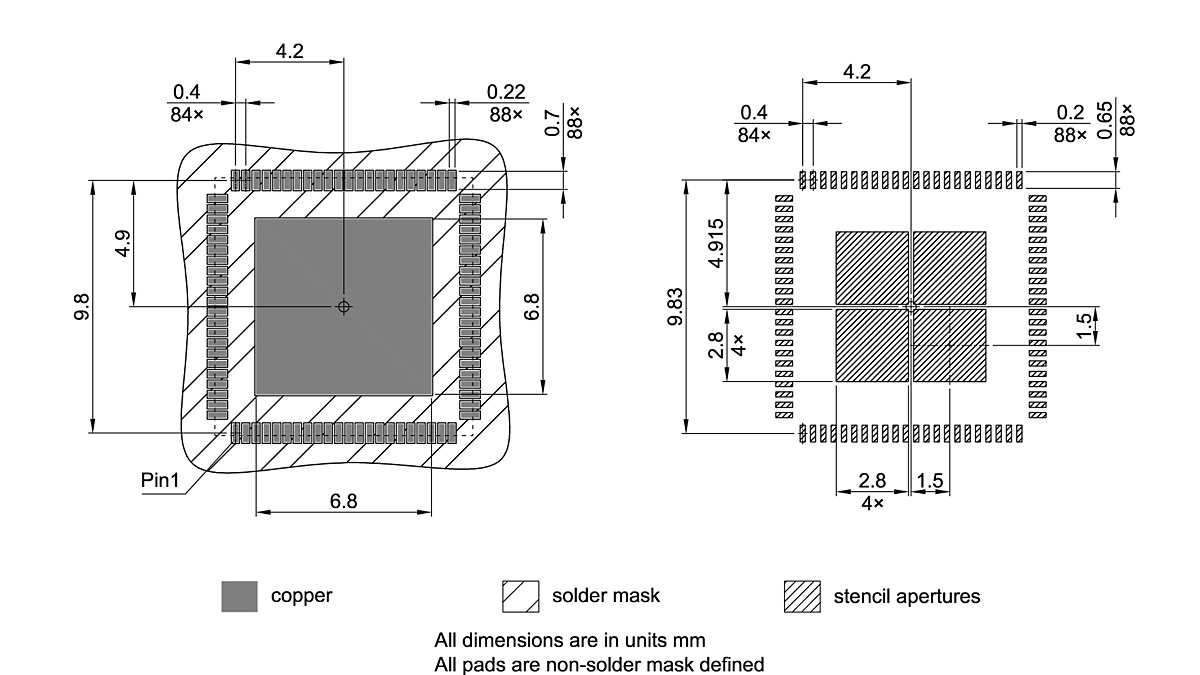 PG-VQFN-88-801_Footprint Drawing