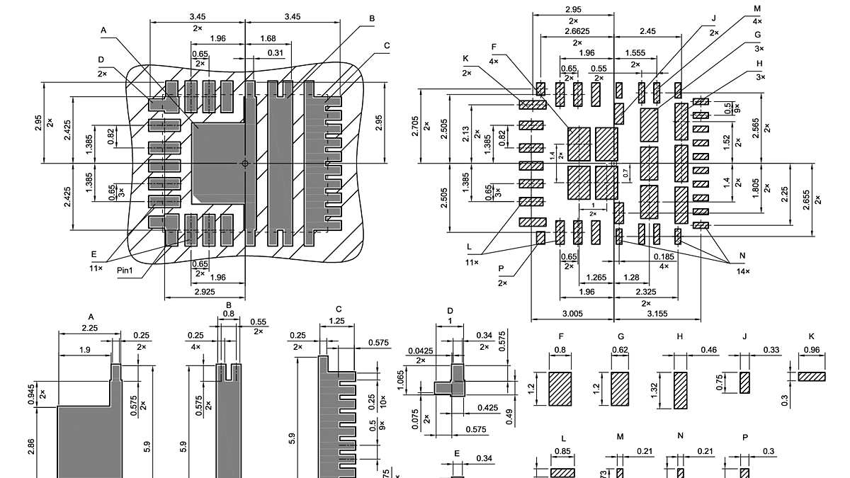PG-VRQFN-16-1_Footprint Drawing