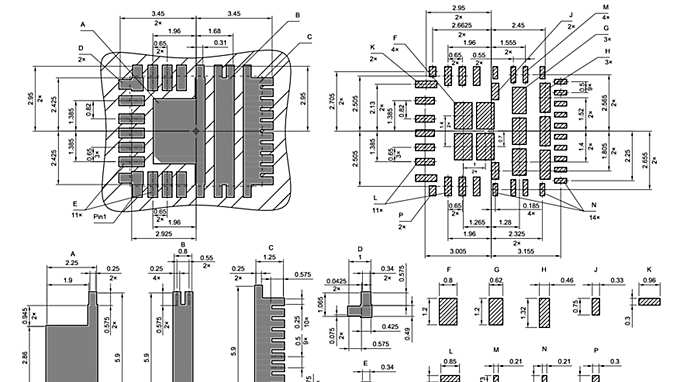 PG-VRQFN-16-1_Footprint Drawing
