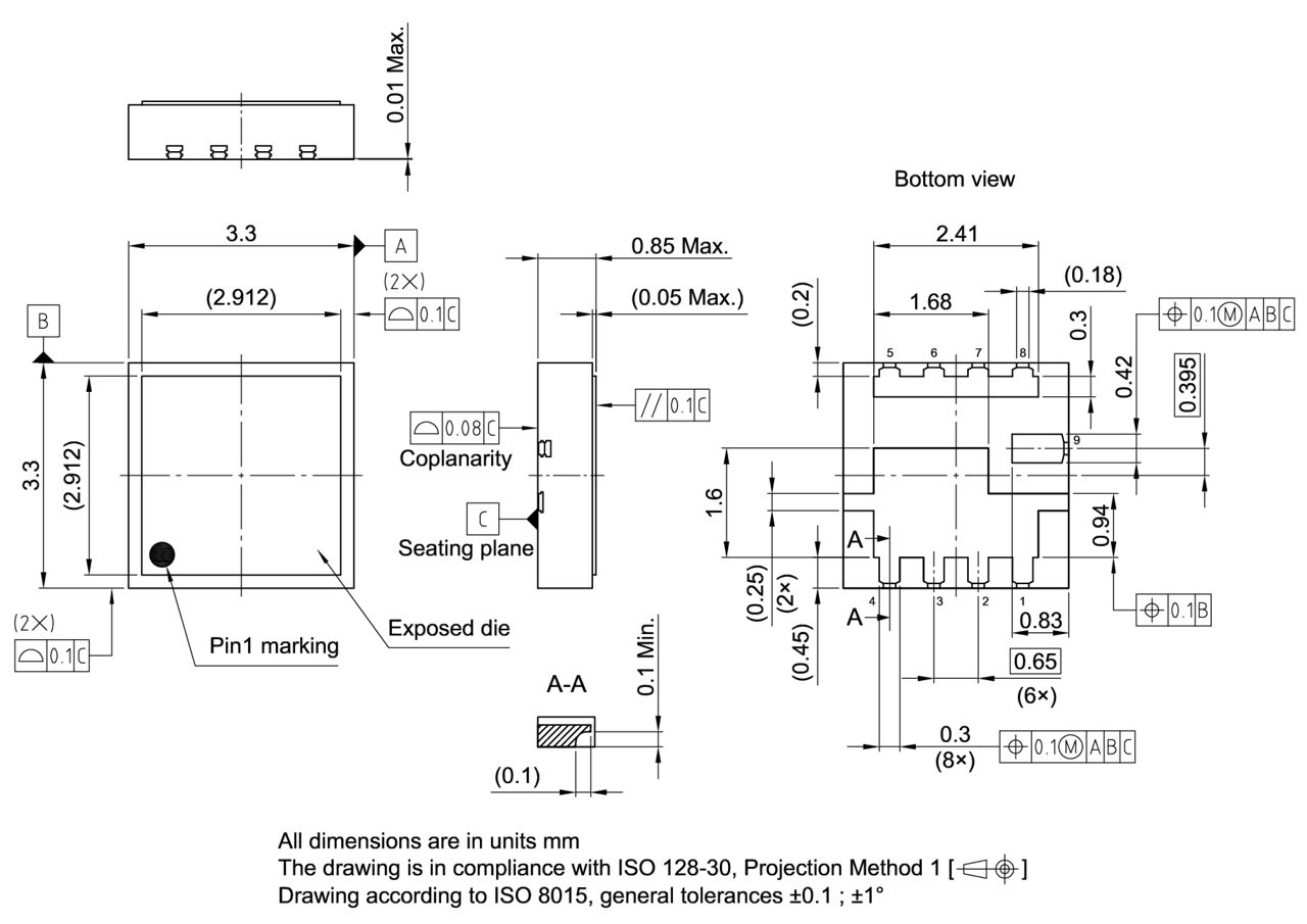 PG-VRTFN-9-1_Package Outline