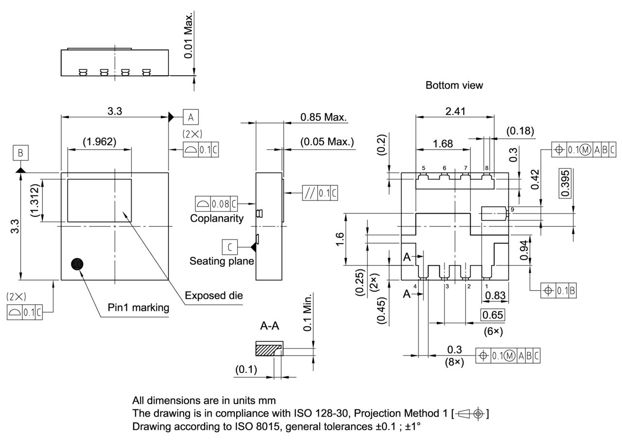 PG-VRTFN-9-3_Package Outline