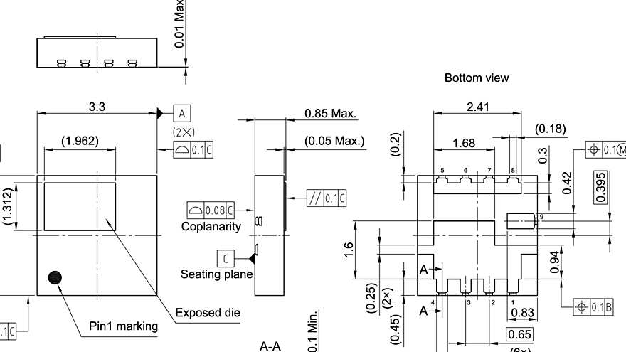 PG-VRTFN-9-3_Package Outline