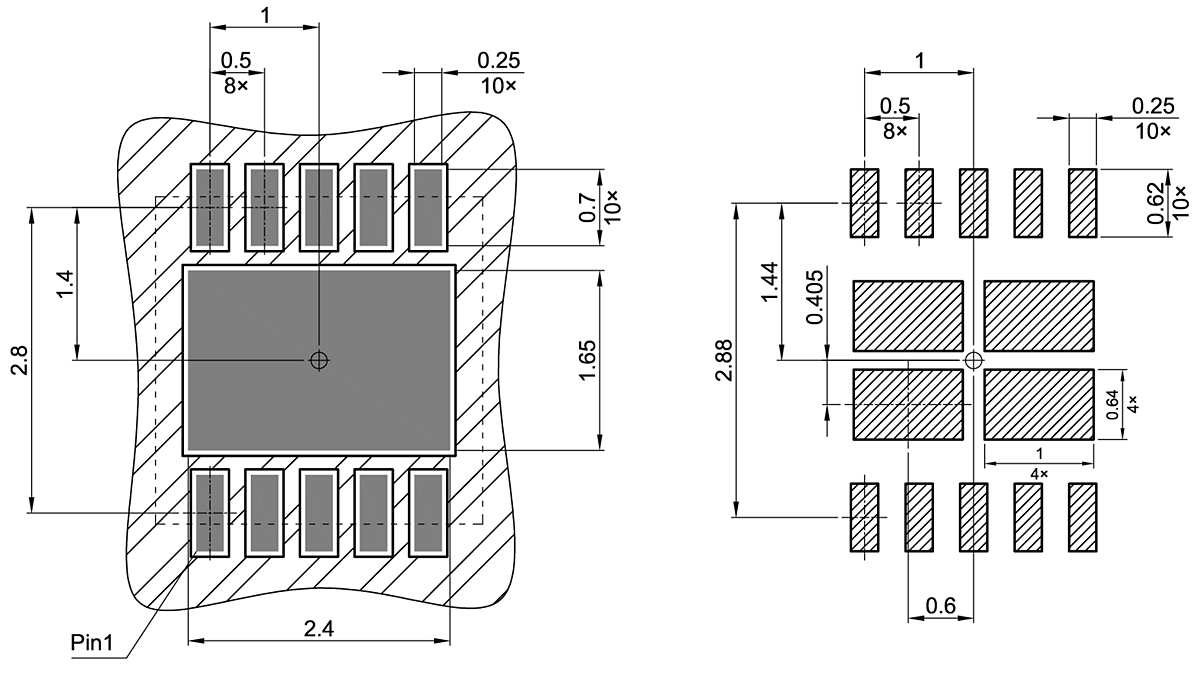 PG-VSON-10-4_Footprint Drawing