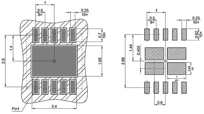 PG-VSON-10-4_Footprint Drawing