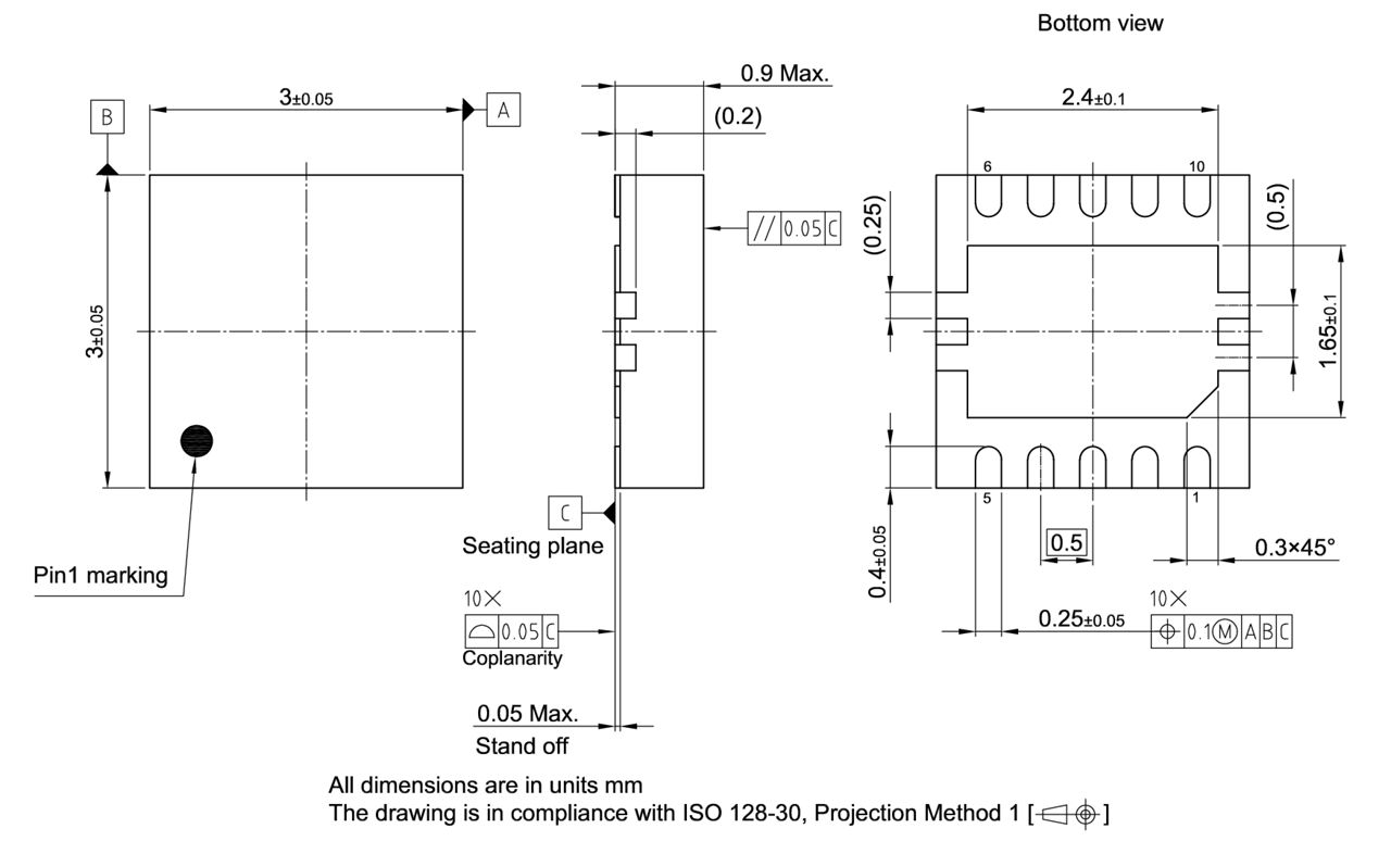 PG-VSON-10-4_Package Outline