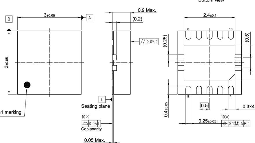 PG-VSON-10-4_Package Outline