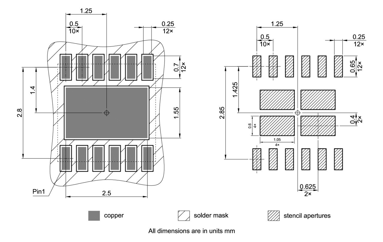PG-VSON-12-1_Footprint Drawing