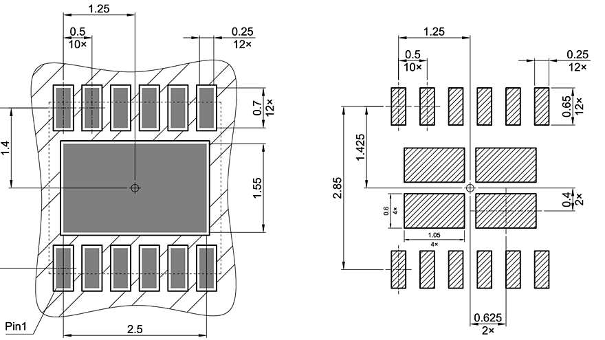 PG-VSON-12-1_Footprint Drawing