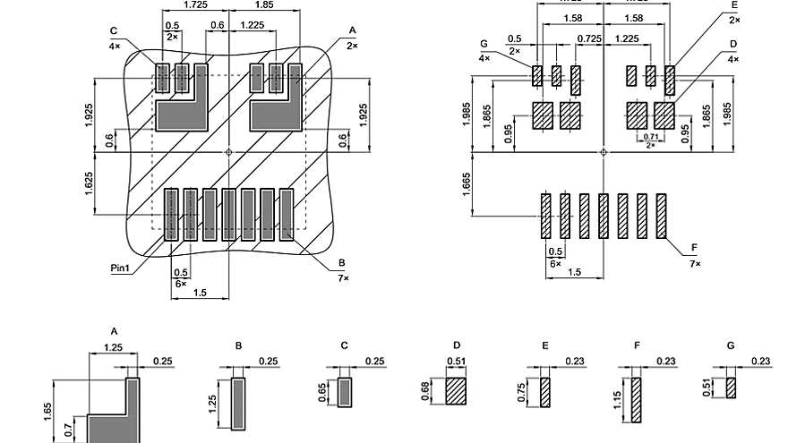 PG-VSON-13-1_Footprint Drawing