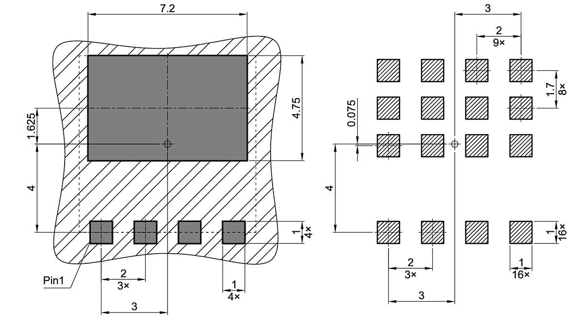 PG-VSON-4-1_Footprint Drawing