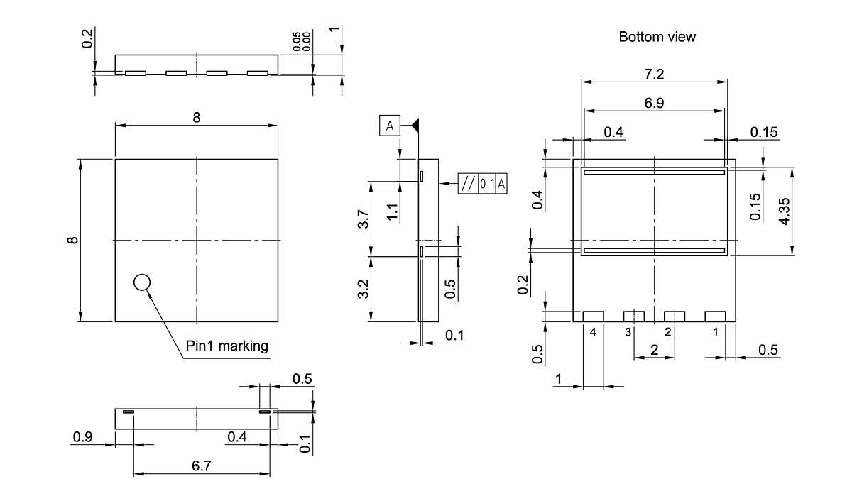 PG-VSON-4-1_Package Outline