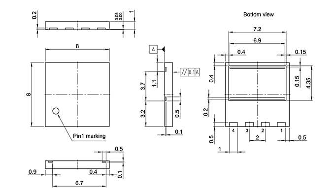PG-VSON-4-1_Package Outline