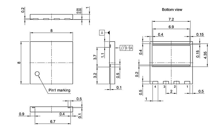 PG-VSON-4-1_Package Outline