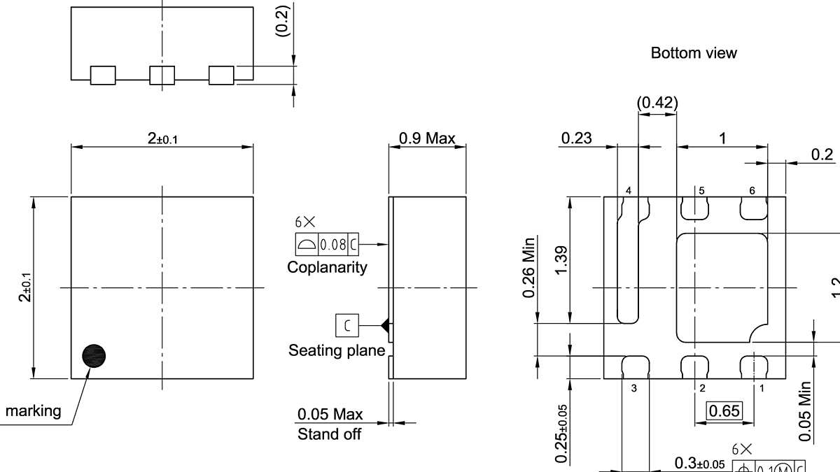 PG-VSON-6-5_Package Outline