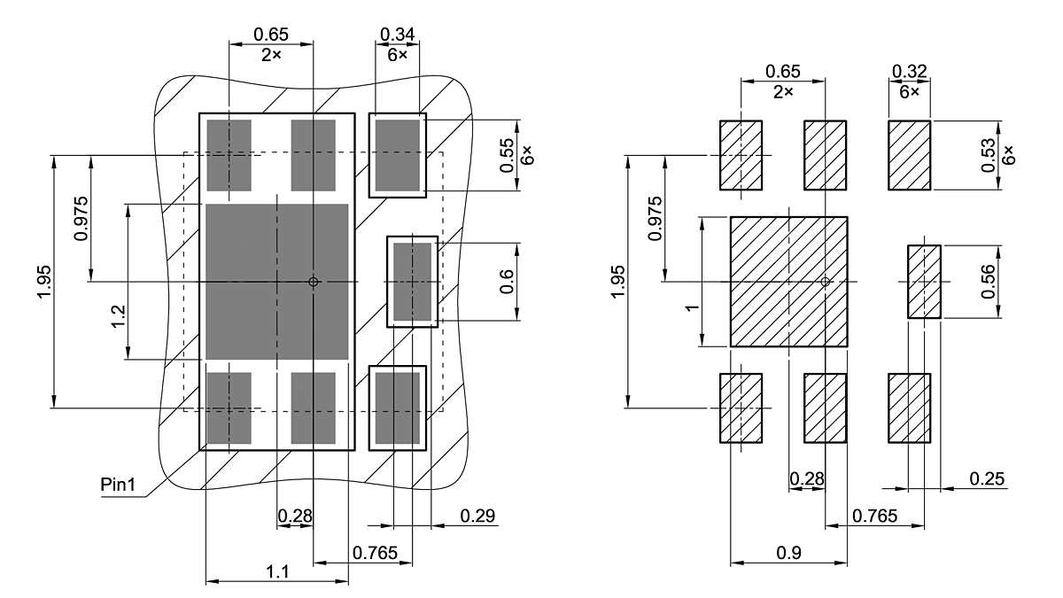 PG-VSON-6-6_Footprint Drawing