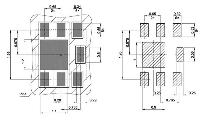 PG-VSON-6-6_Footprint Drawing