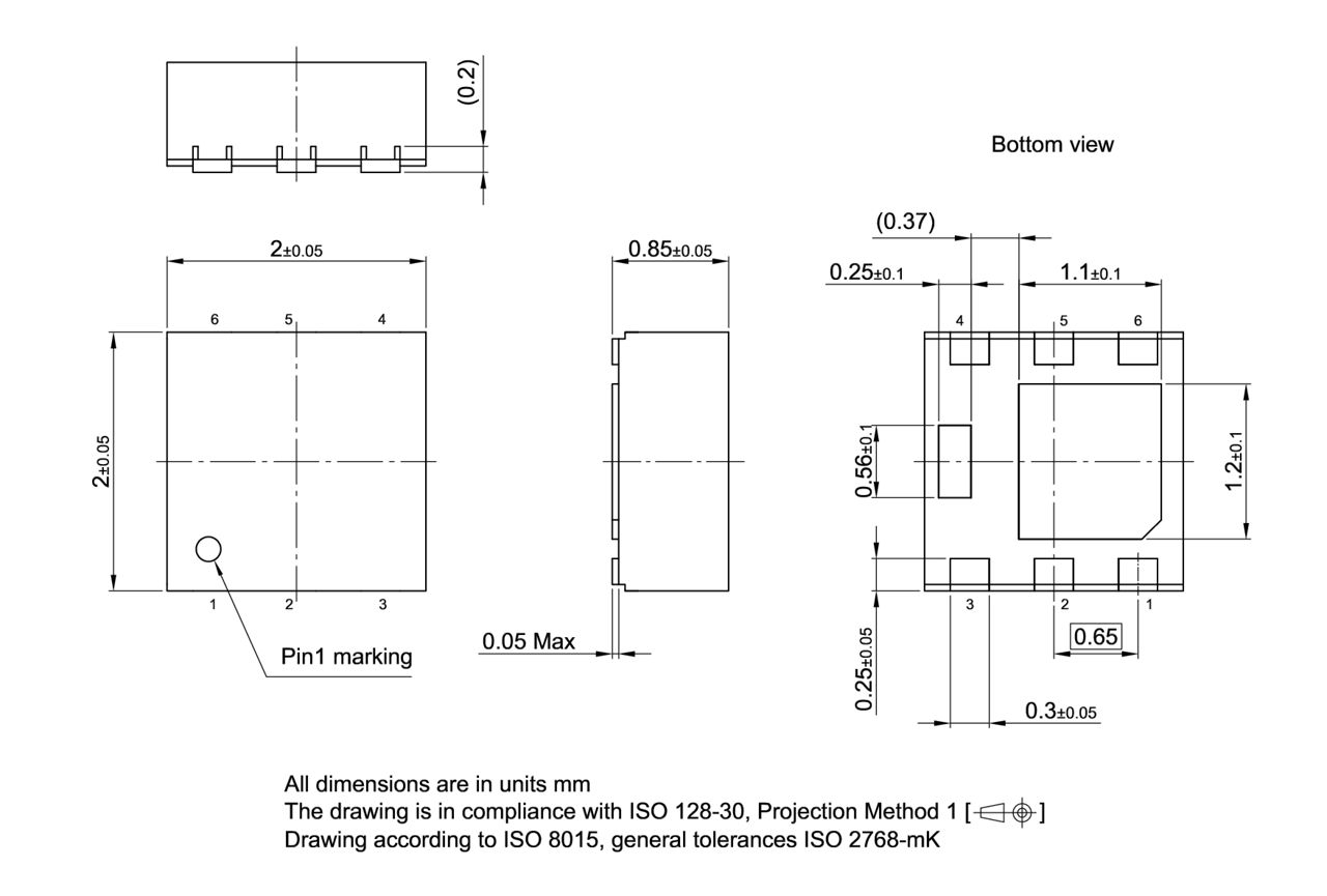 PG-VSON-6-6_Package Outline
